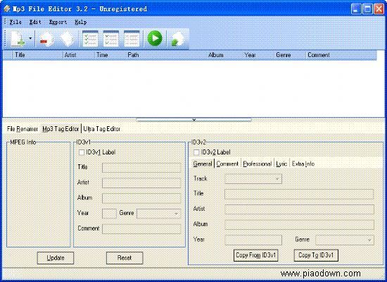 BistoneSoft MP3 File Editor