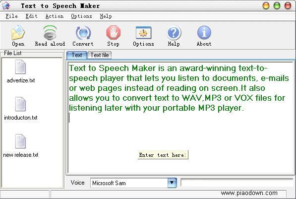 ı(Text to Speech Maker)
