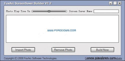 FoxArc Screen Saver Builder 