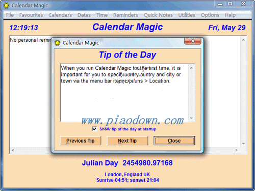 Calendar Magic(ֲָ֧ͬڼѧͼ)