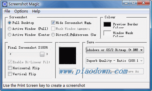 ȡ,ںDirectXȫͼ Screenshot Magic