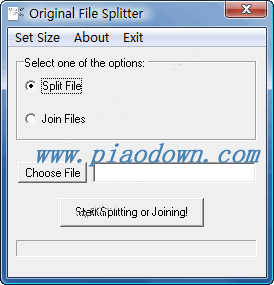 Original File Splitter(ļֳСļԱ㸴)