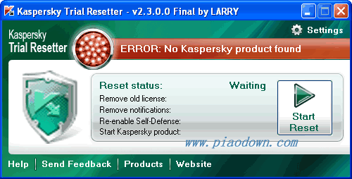 ˹2010ò Kaspersky Trial Reseter