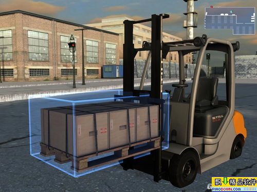叉车模拟2009完整版 叉车模拟驾驶游戏