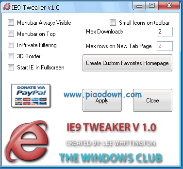IE9 Tweaker Plus(IE9Ż)