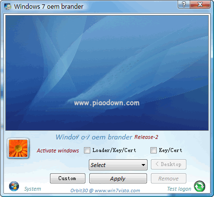 Windows 7 oem brander(֤Win7OEM