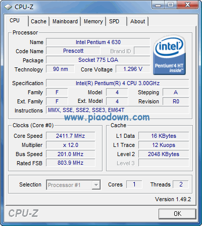 CPU-Z(intelamd cpu)