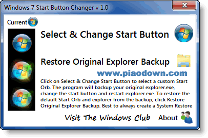 滻Win7ʼťʽ_Windows 7 Start Button