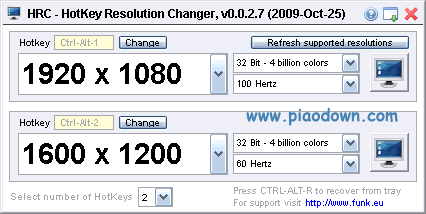 HotKey Resolution Changer(ֱʿݼ)