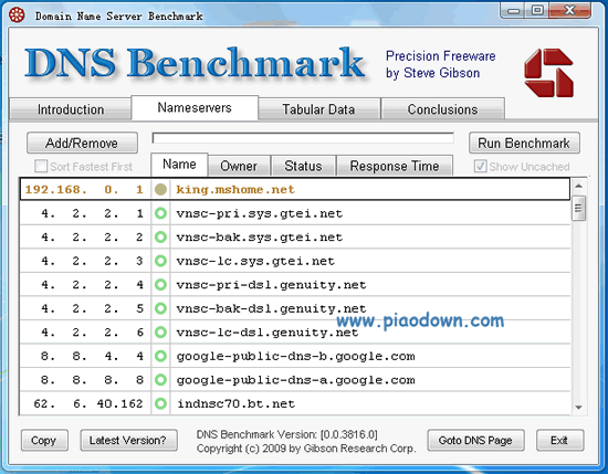 dns_DNS Benchmark