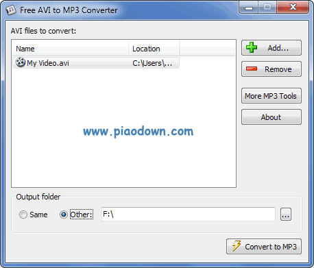 Free AVI to MP3 Converter(һaviתmp3)
