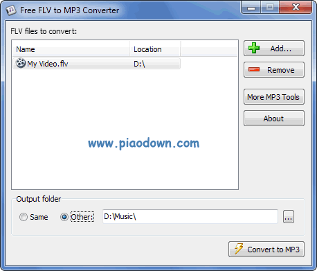 Free FLV to MP3 Converter(һflvתmp3)