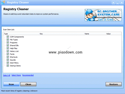 ע޸Ż_veeCan Registry Cleaner