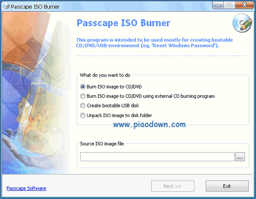 ¼ISO̹_Passcape ISO Burner