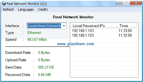 Real Network Monitor()