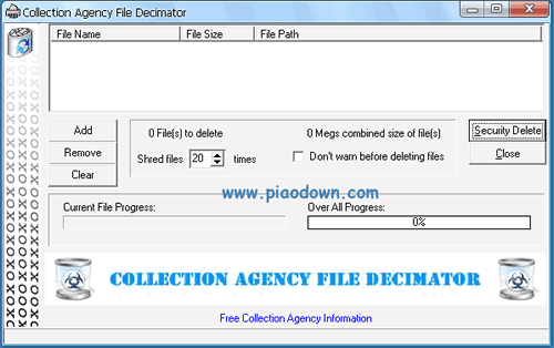 ȫɾļ_Collection Agency File Decimator