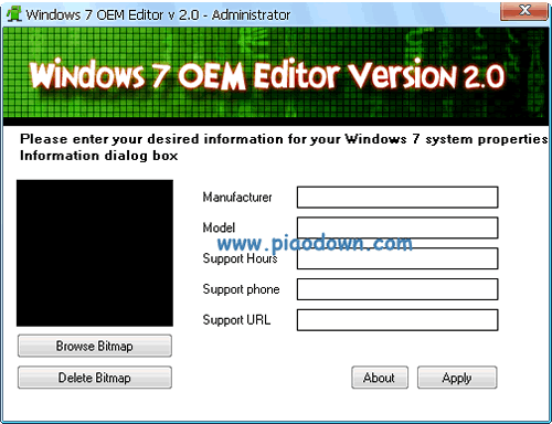 Windows 7 OEM Editor(win7oem޸)