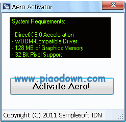 wind7Aero Windows 7 Aero Activator