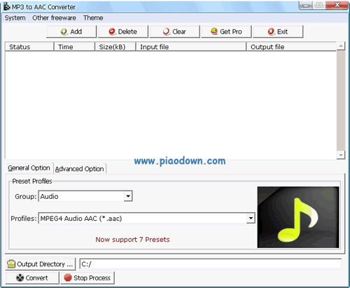 MP3תAACMP3 to AAC Converter