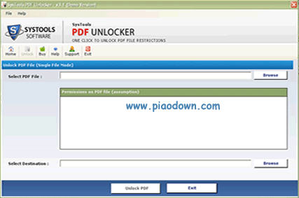 PDFSysTools PDF Unlocker