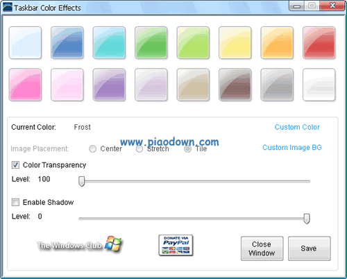 Taskbar Color Effects(ɫЧ)