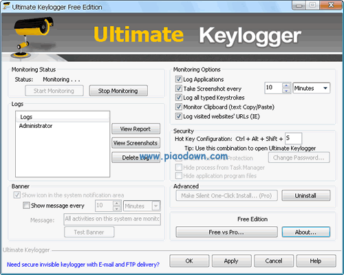 ̼¼_Ultimate Keylogger Free Edition