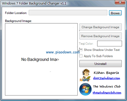 Windows7 Folder Background Changer(Win7ļб)