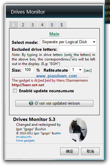 Ӵ̶дС(drives monitor)