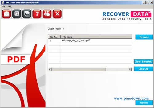 PDFļָ(Recover Data for Adobe PDF)