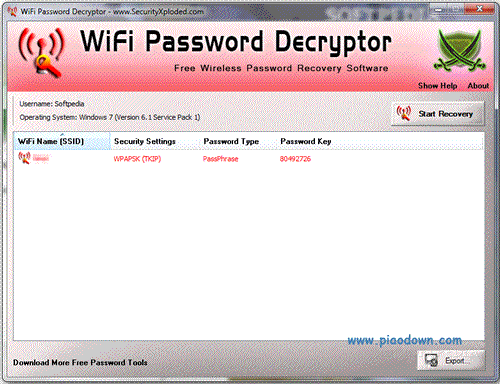 WiFiָ(WiFi Password Decryptor)