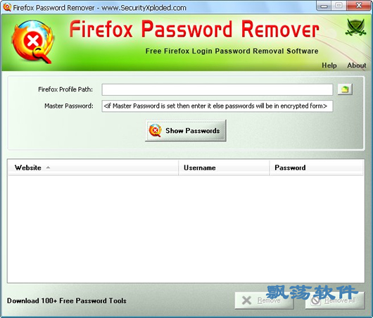 (Firefox Password Remover)