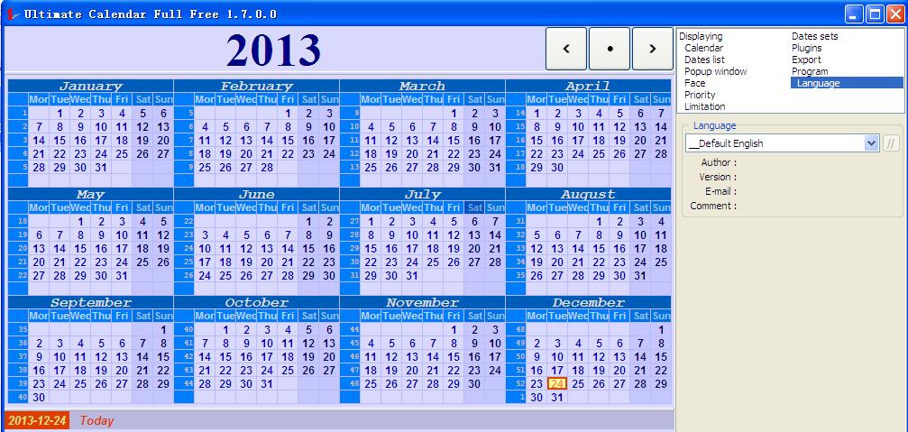 Ultimate Calendar Full(桌面日历软件) V1.7.0.0