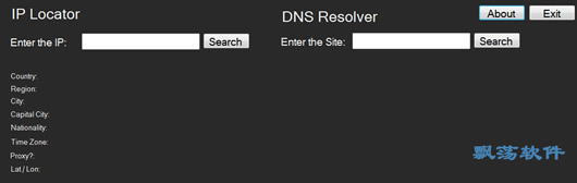IP Locator and DNS Resolver IPλDNS