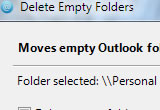 Delete Empty Folders(ɾOutlookĿ¼)