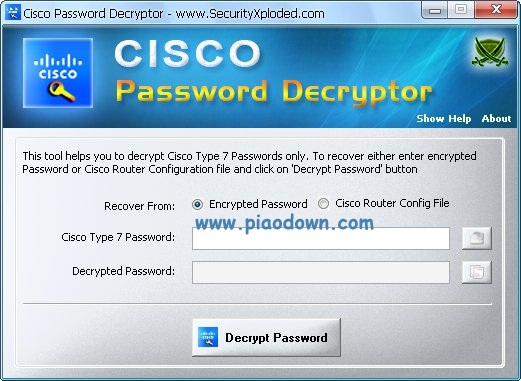 ˼·(Cisco Password Decryptor)