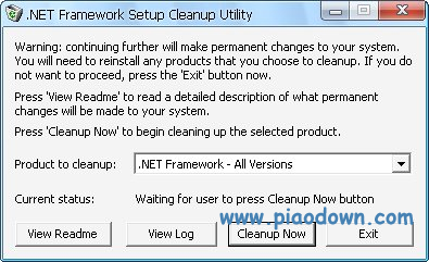 Asp.NETɾ(.NET Framework Setup Cleanup Utility)