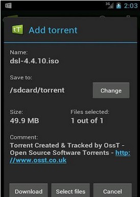 BT tTorrent  for android