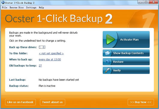 ϵͳݻԭ(Ocster 1-Click Backup)