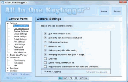 ͵͵¼Ϣ(Relytec All In One Keylogger)