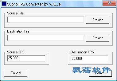ĻFPSת(SubRip FPS Converter)