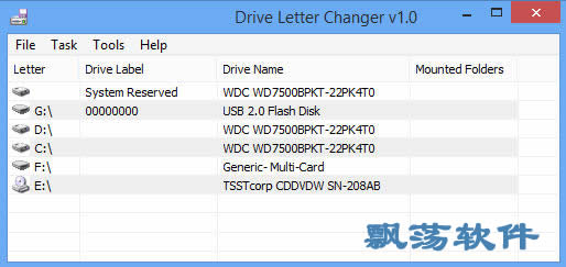 ı̷ Drive Letter Changer