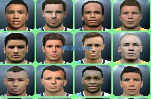 实况足球2016英冠布莱克本等十六名球员脸型