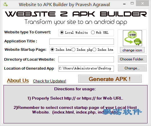 Website to APK Builder(վתapk)