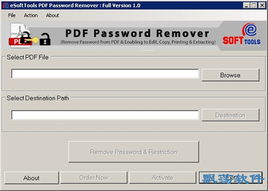 ɾPDF eSoftTools PDF Password Remover