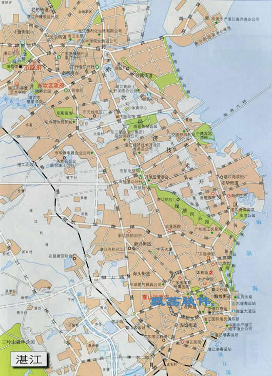 湛江市区地图高清版_湛江市区地图全图高清版