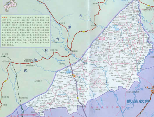 甘南地图高清版