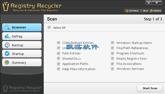 עɨ޸ Registry Recycler 