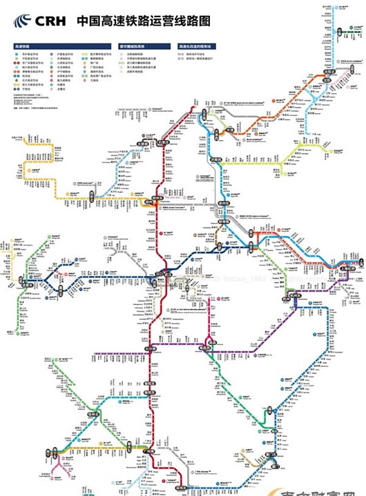 最新中国铁路地图高清版