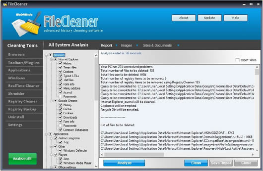 Զ޸(WebMinds FileCleaner)