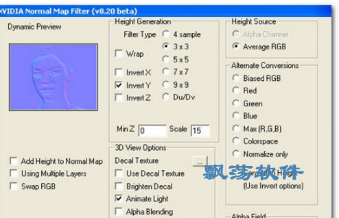 NVIDIAͼ(NVIDIA Normal Map filter)